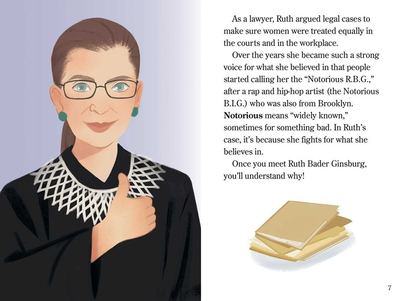 Ruth Bader Ginsburg: Ready-to-Read Level 3