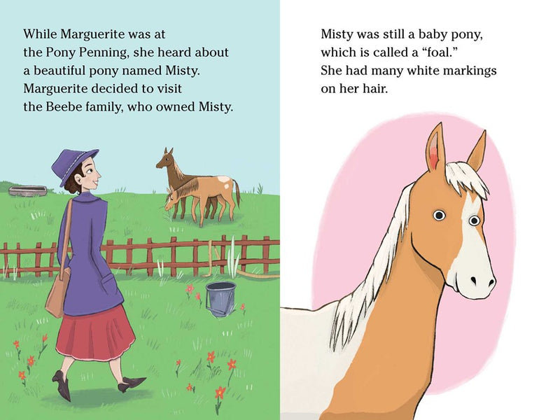 A Pony with Her Writer: The Story of Marguerite Henry and Misty (Ready-to-Read Level 2)