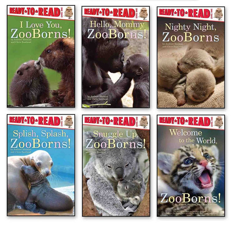 ZooBorns Ready-to-Read Value Pack: Welcome to the World, ZooBorns!; I Love You, ZooBorns!; Hello, Mommy ZooBorns!; Nighty Night, ZooBorns!; Splish, Splash, ZooBorns!; Snuggle Up, ZooBorns!