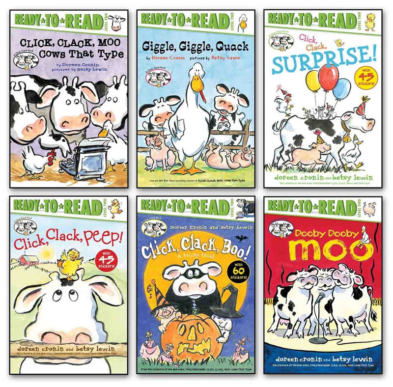 Click, Clack! Ready-to-Read Value Pack: Click, Clack, Moo; Giggle, Giggle, Quack; Dooby Dooby Moo; Click, Clack, Boo!; Click, Clack, Peep!; Click, Clack, Surprise!