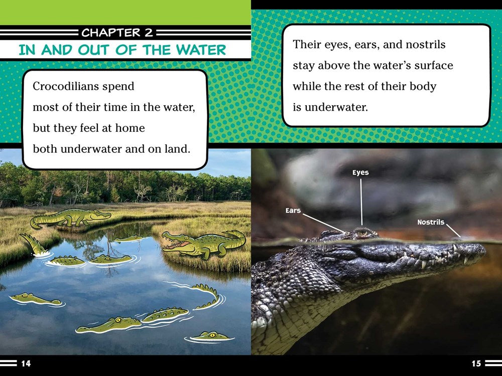 Alligators and Crocodiles Can't Chew!: And Other Amazing Facts (Ready-to-Read Level 2)