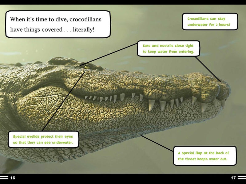 Alligators and Crocodiles Can't Chew!: And Other Amazing Facts (Ready-to-Read Level 2)