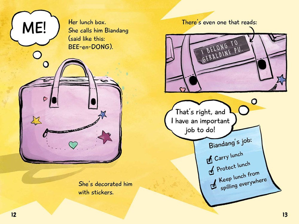 Geraldine Pu and Her Lunch Box, Too!: Ready-to-Read Graphics Level 3