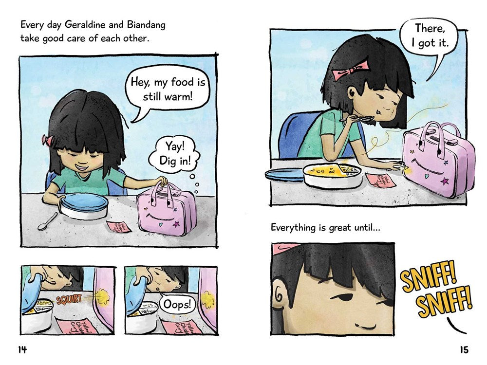 Geraldine Pu and Her Lunch Box, Too!: Ready-to-Read Graphics Level 3