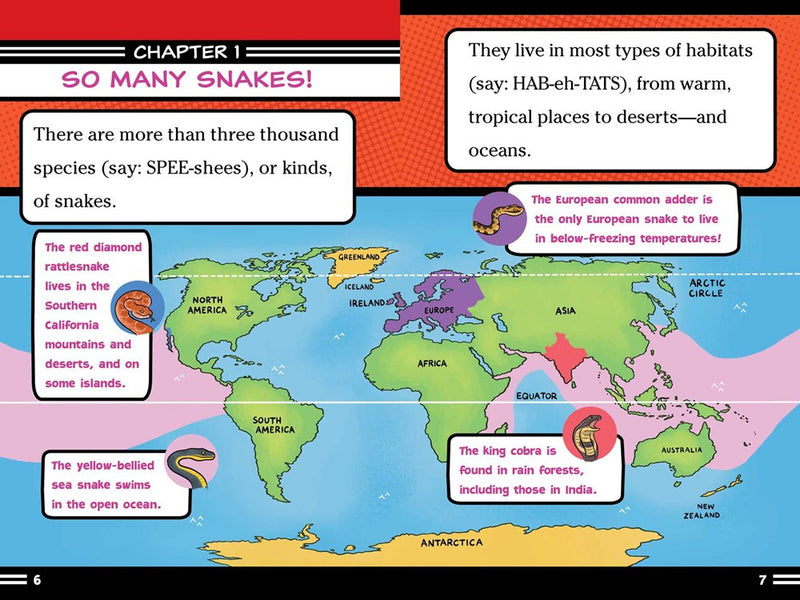 Snakes Smell with Their Tongues!: And Other Amazing Facts (Ready-to-Read Level 2)