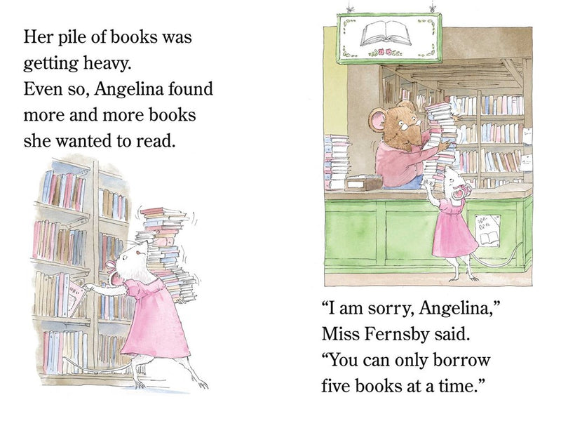 Angelina Ballerina Loves the Library: Ready-to-Read Level 1