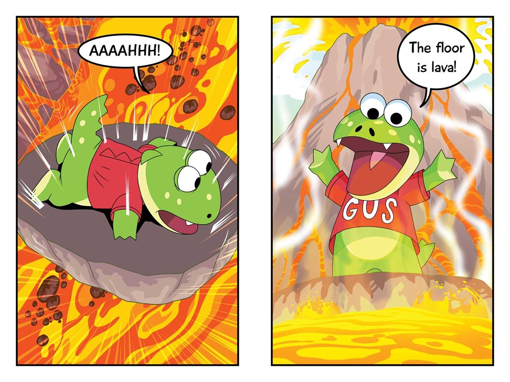 Red Titan and the Floor of Lava: Ready-to-Read Graphics Level 1