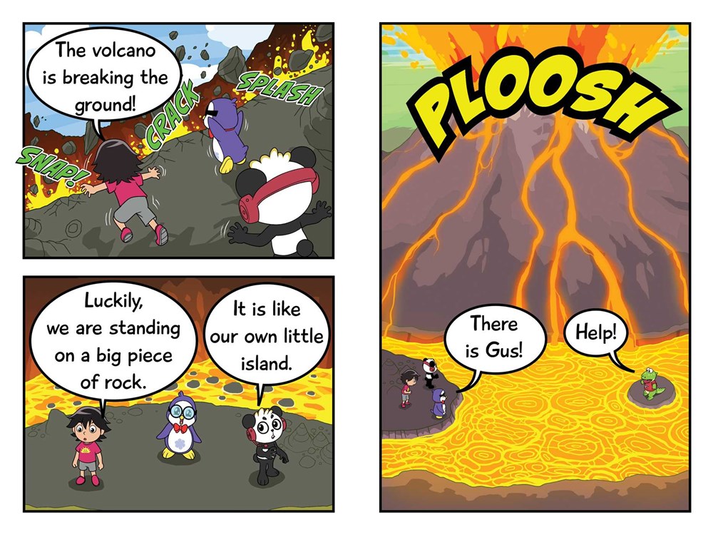Red Titan and the Floor of Lava: Ready-to-Read Graphics Level 1