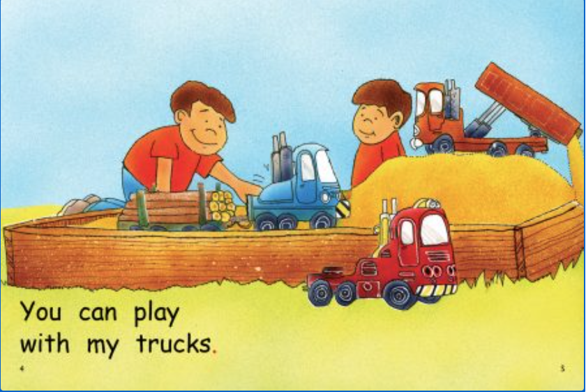 Red Rocket Emergent Fiction D (Level 1): Sharing My Toys