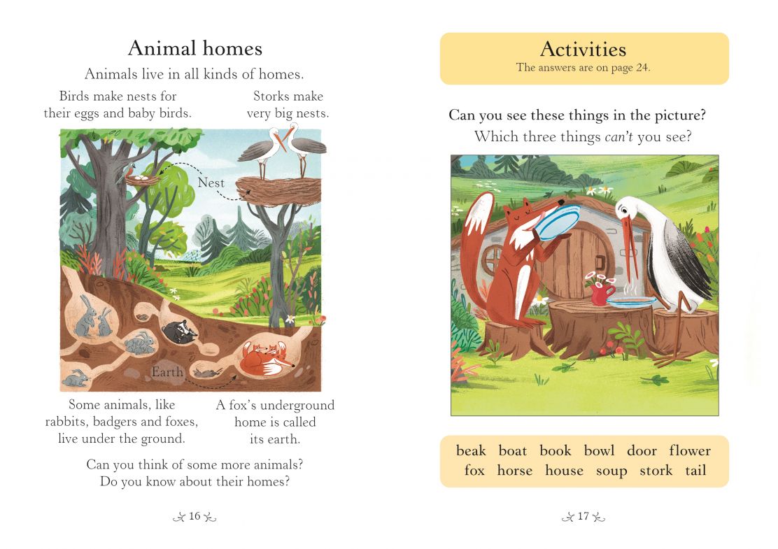 The Fox and the Stork(Usborne English Readers Starter Level)