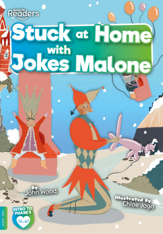 BookLife Readers - Blue/Green: Stuck at Home with Jokes Malone