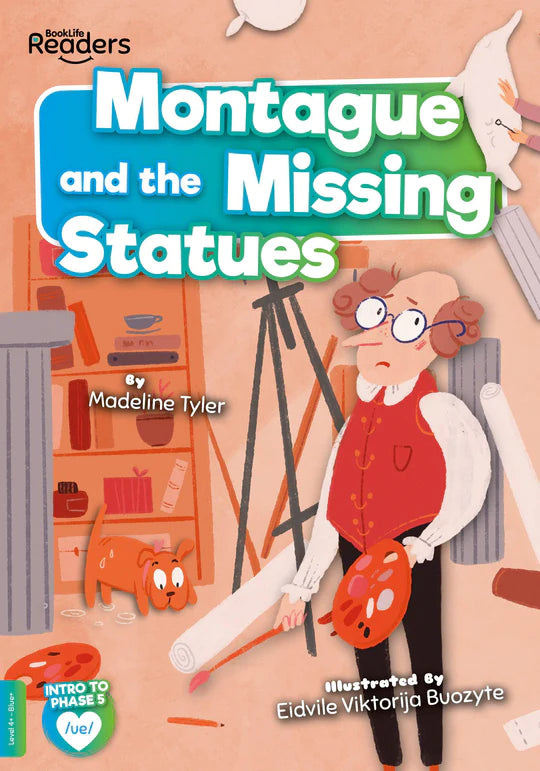 BookLife Readers - Blue/Green: Montague and the Missing Statues