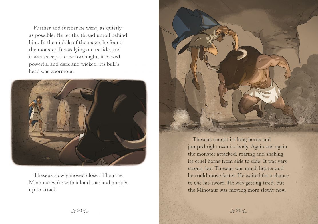 Theseus and the Minotaur(Usborne English Readers Level 2)