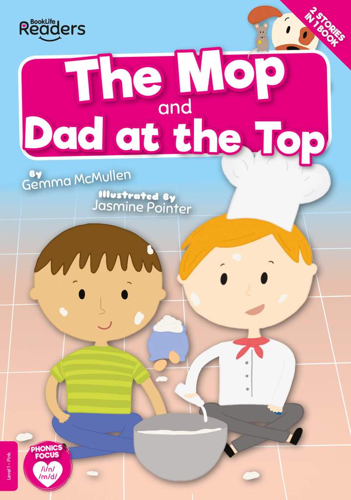 BookLife Readers - Pink: The Mop/Dad at the Top