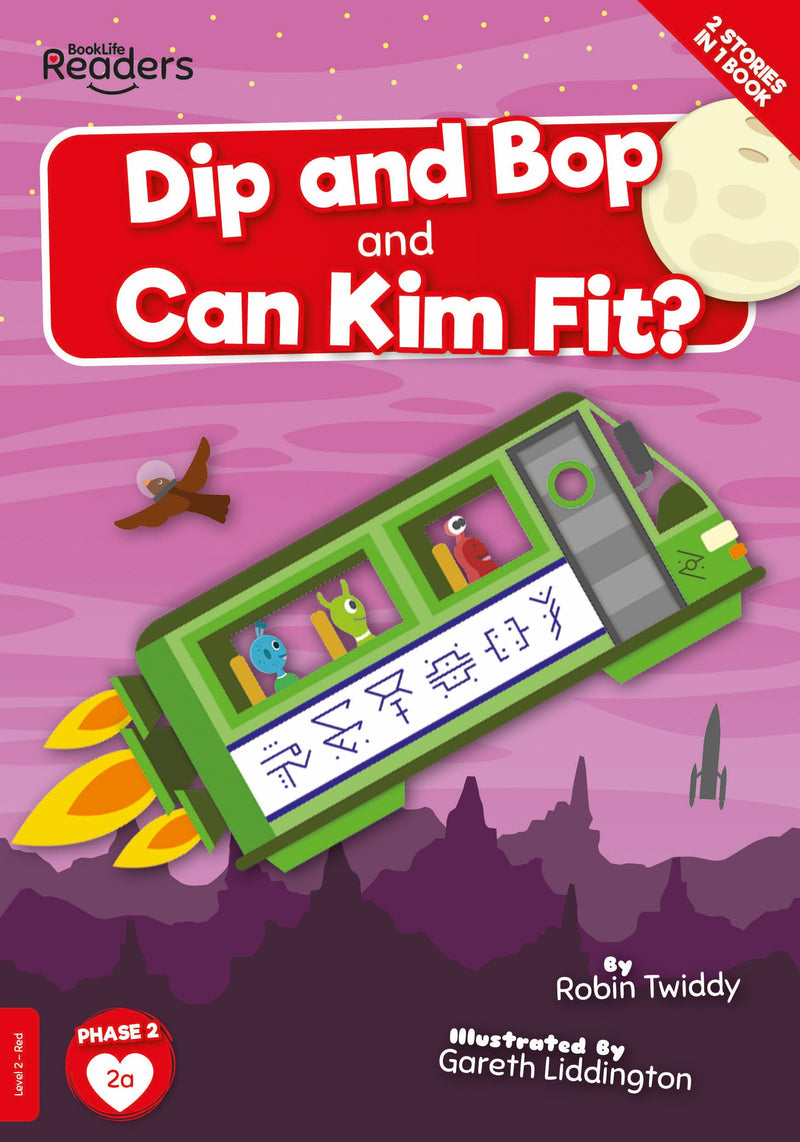 BookLife Readers - Red: Dip and Bop/Can Kim Fit?