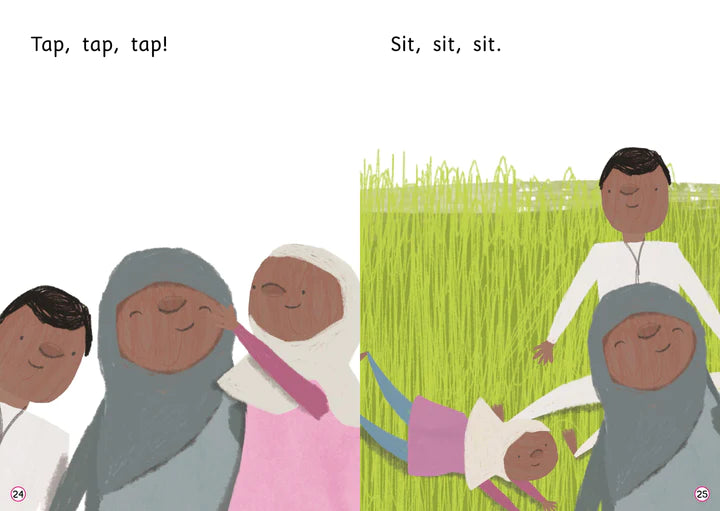 BookLife Readers - Pink: I Can Pat & Mum Sat, Dad Sat