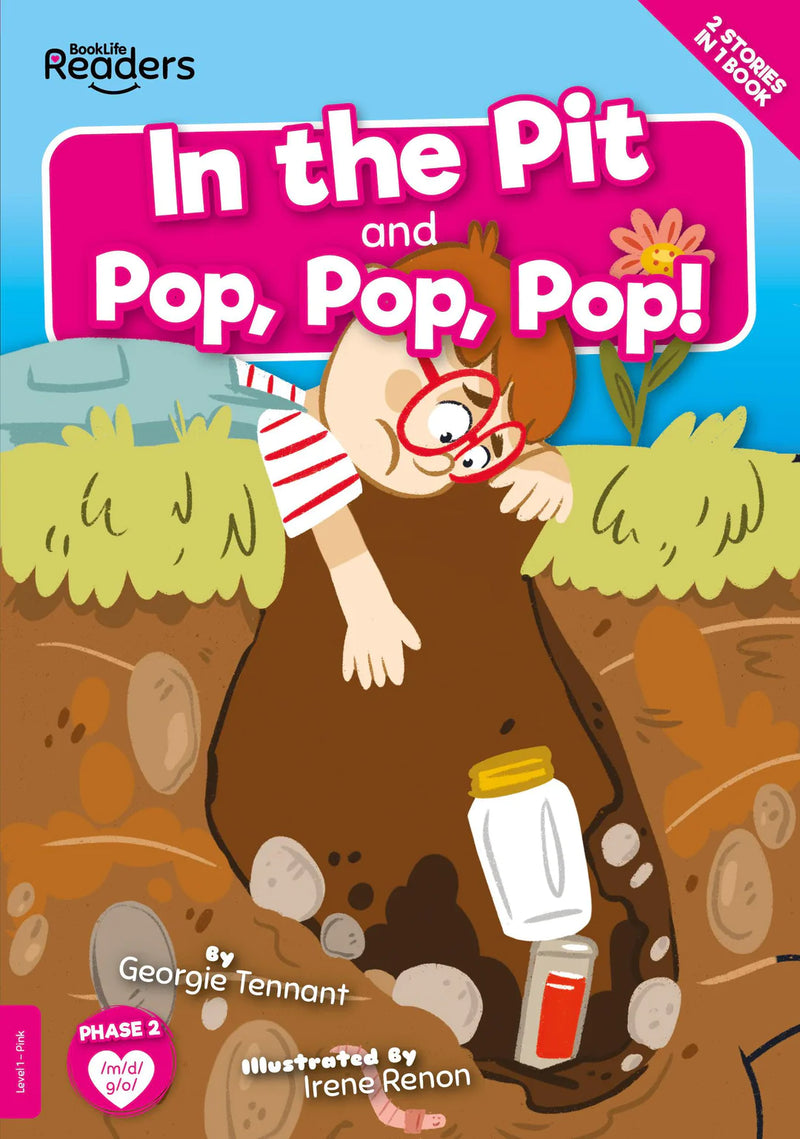 BookLife Readers - Pink: In the Pit & Pop!Pop!Pop!