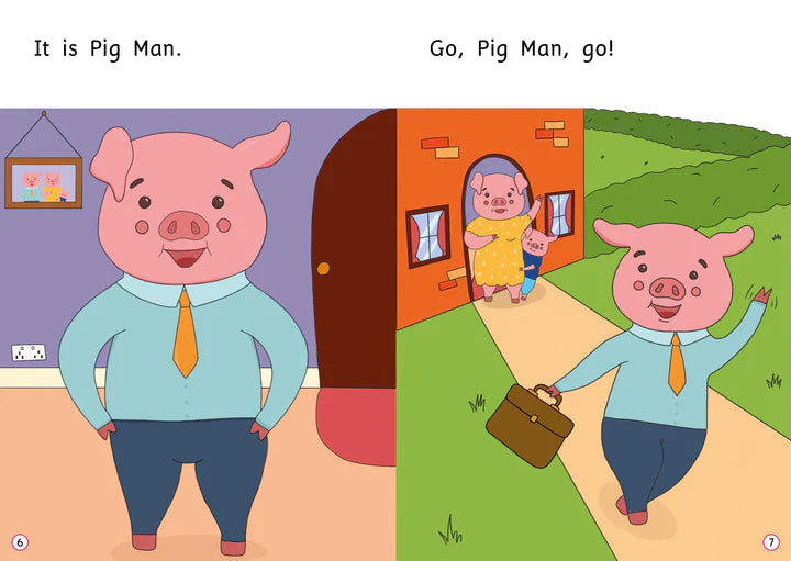 BookLife Readers - Pink:Pig Man & Tin Dog