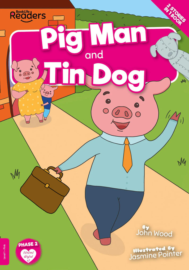 BookLife Readers - Pink:Pig Man & Tin Dog