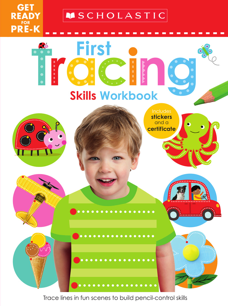 GET READY FOR PRE-K: FIRST TRACING SKILLS WORKBOOK(SCHOLASTIC EARLY LEARNERS)