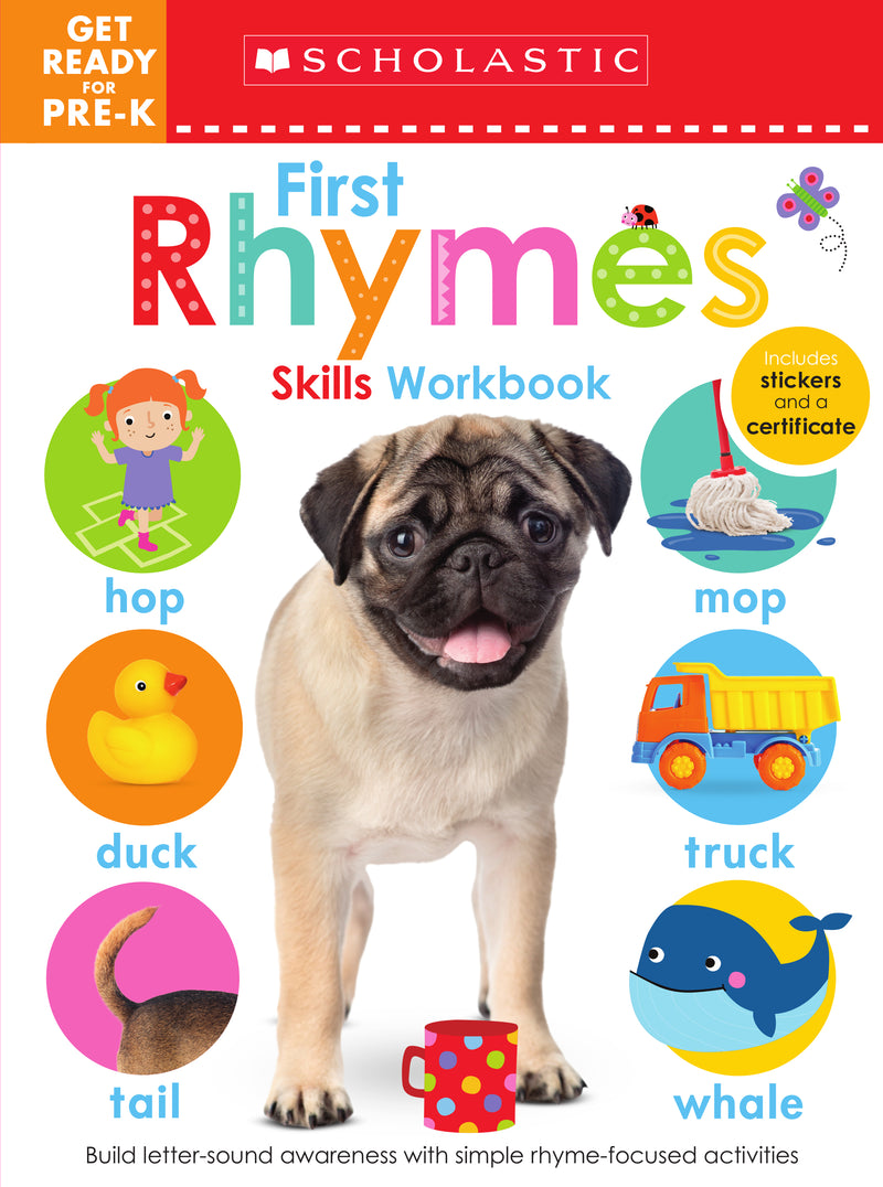 GET READY FOR PRE-K: FIRST RHYMES SKILLS WORKBOOK(SCHOLASTIC EARLY LEARNERS)