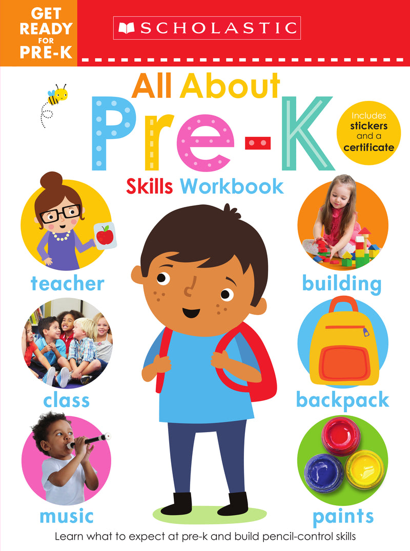 GET READY FOR PRE-K:ALL ABOUT PRE-K - SKILLS WORKBOOK
