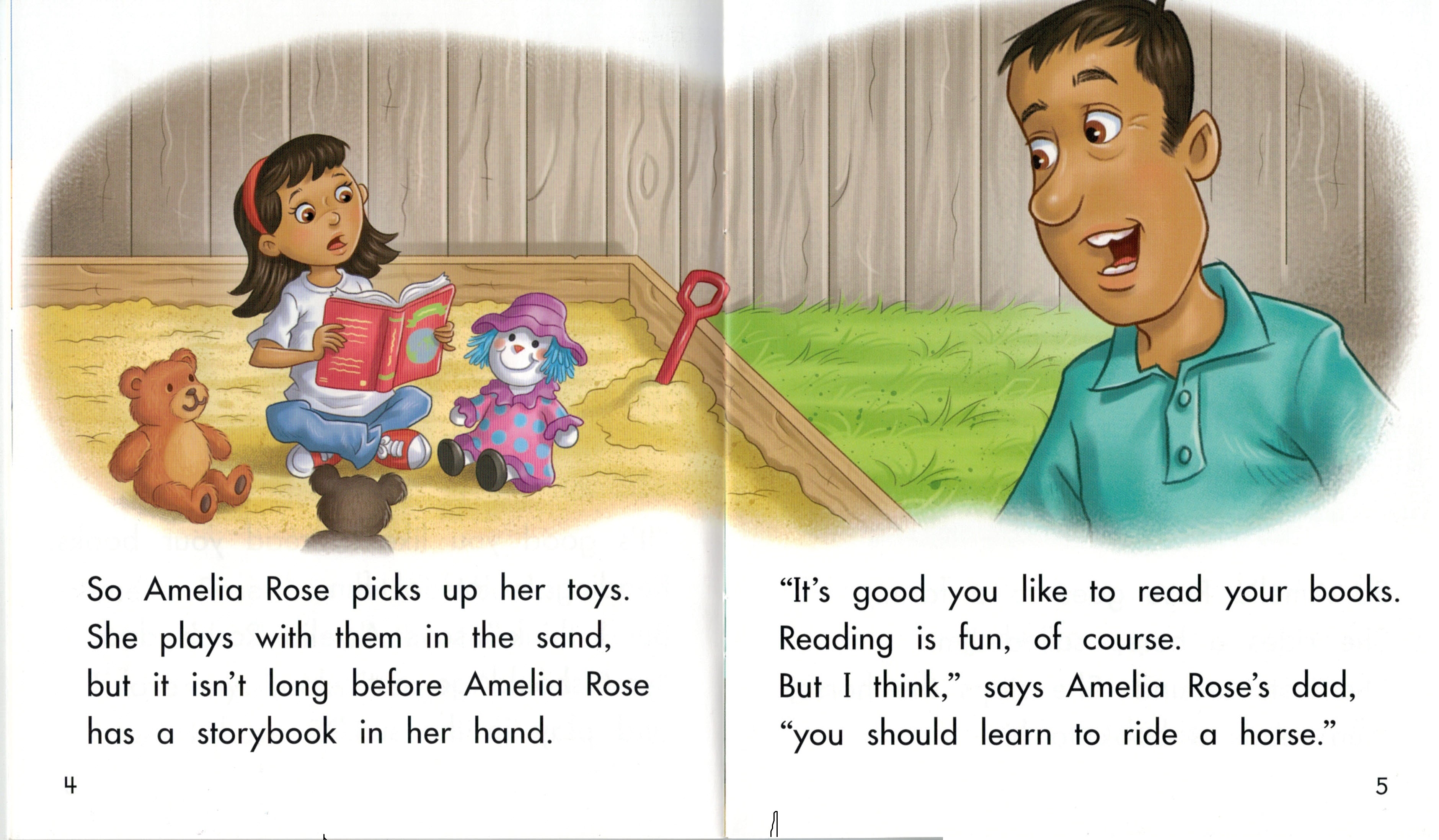 Sunshine Starters Level 10: Amelia Rose Loves to Read