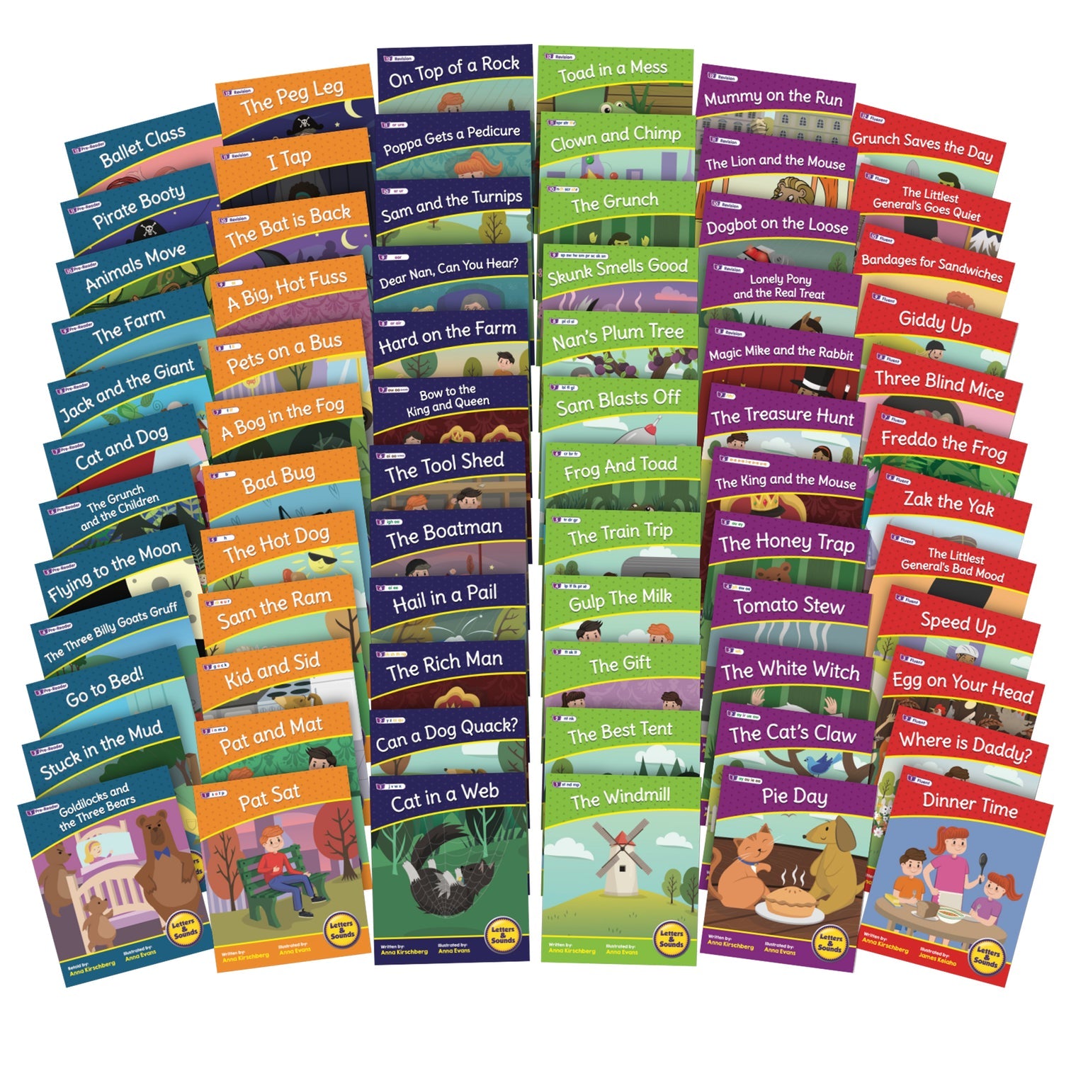 Beanstalk Books:Letters & Sounds Set 2 Fiction Boxed Set