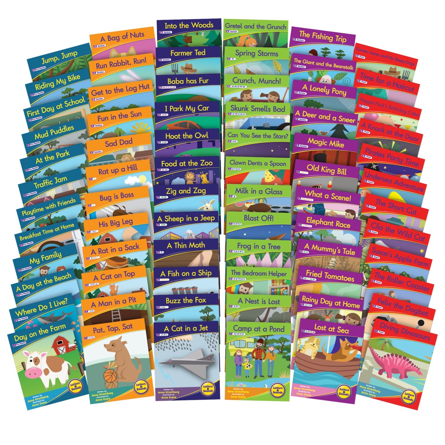 Beanstalk Books:Letters & Sounds Set 1 Fiction Boxed Set