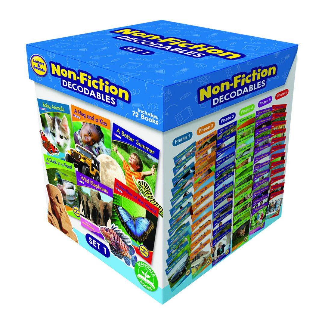 Letters and Sounds Set 1 Non Fiction Decodables Boxed Set