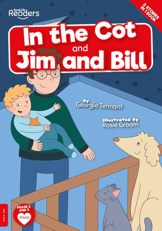 BookLife Readers - Red: In the Cot & Jim and Bill