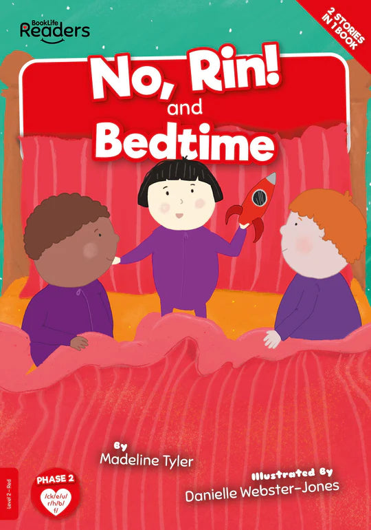 BookLife Readers - Red: No, Rin! & Bedtime