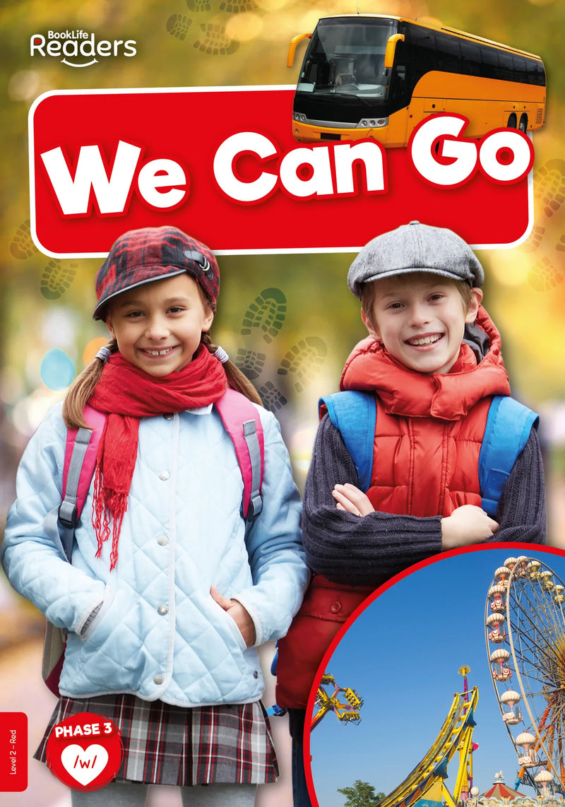 BookLife Decodable Non-Fiction Readers:We Can Go