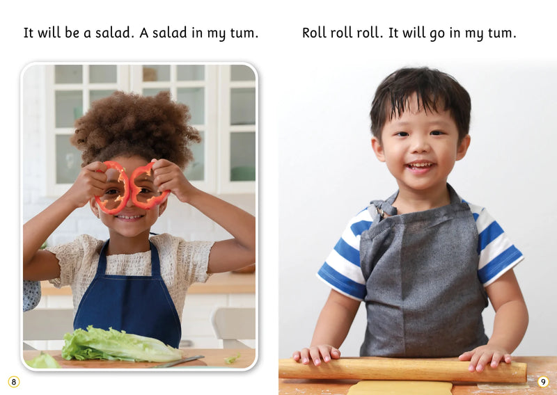 BookLife Decodable Non-Fiction Readers: In My Tum