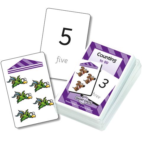 Visual Counting to 20 Chute Cards