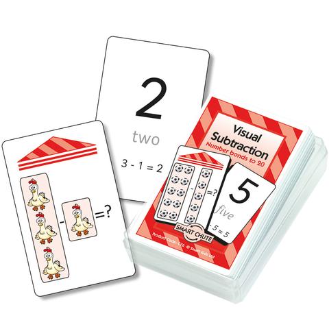 Visual Subtraction Chute Cards