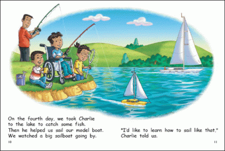 Red Rocket Fluency Level 1 Fiction B (Level 15): Charlie’s Visit