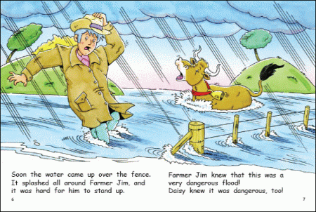 Red Rocket Fluency Level 1 Fiction B (Level 16): Daisy Takes a Swim