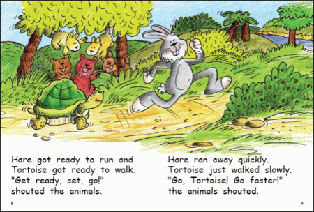 Red Rocket Early Level 4 Fiction B (Level 14): Hare and Tortoise