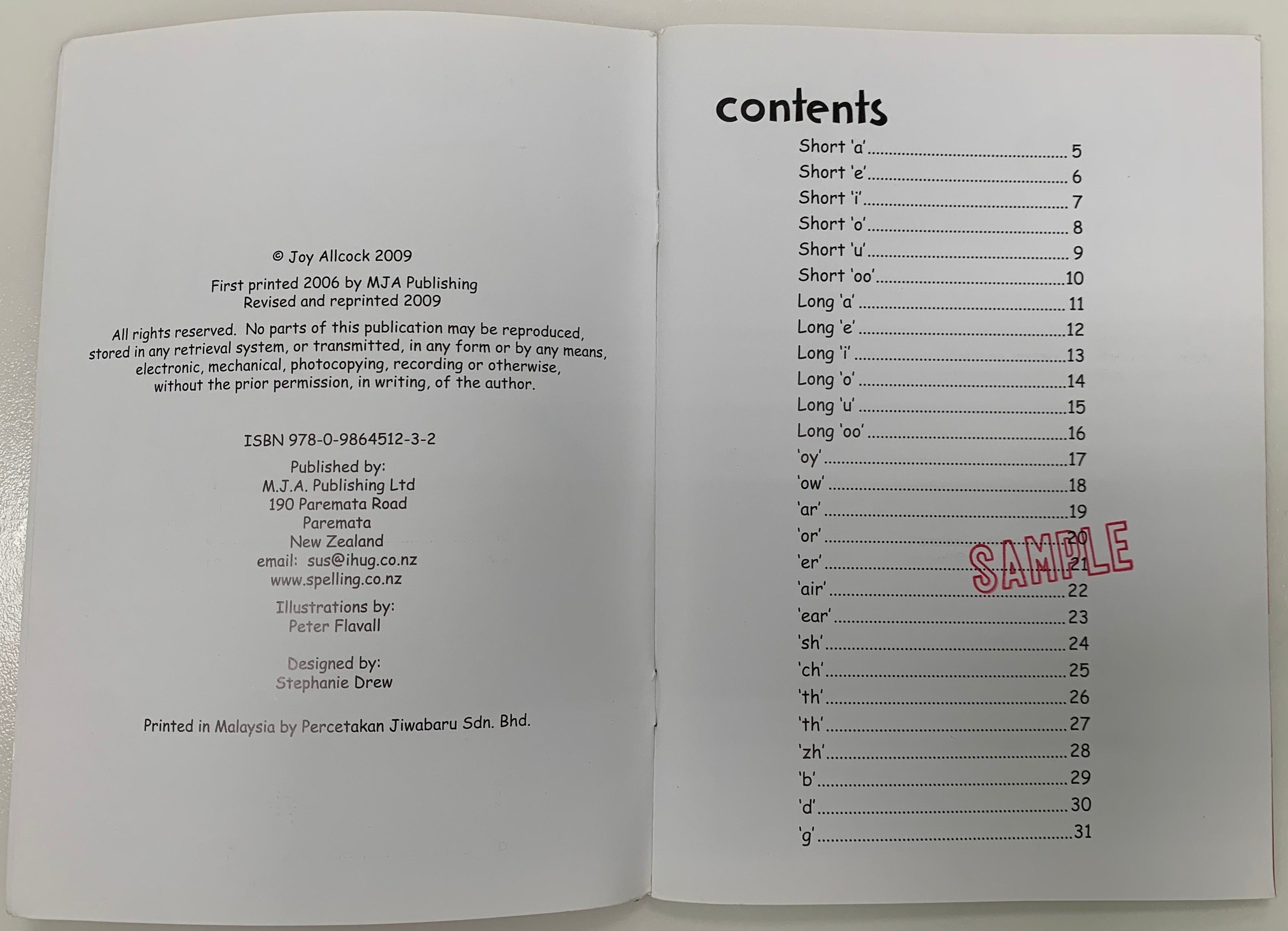 My Sound Spelling Dictionary by Joy Allcock