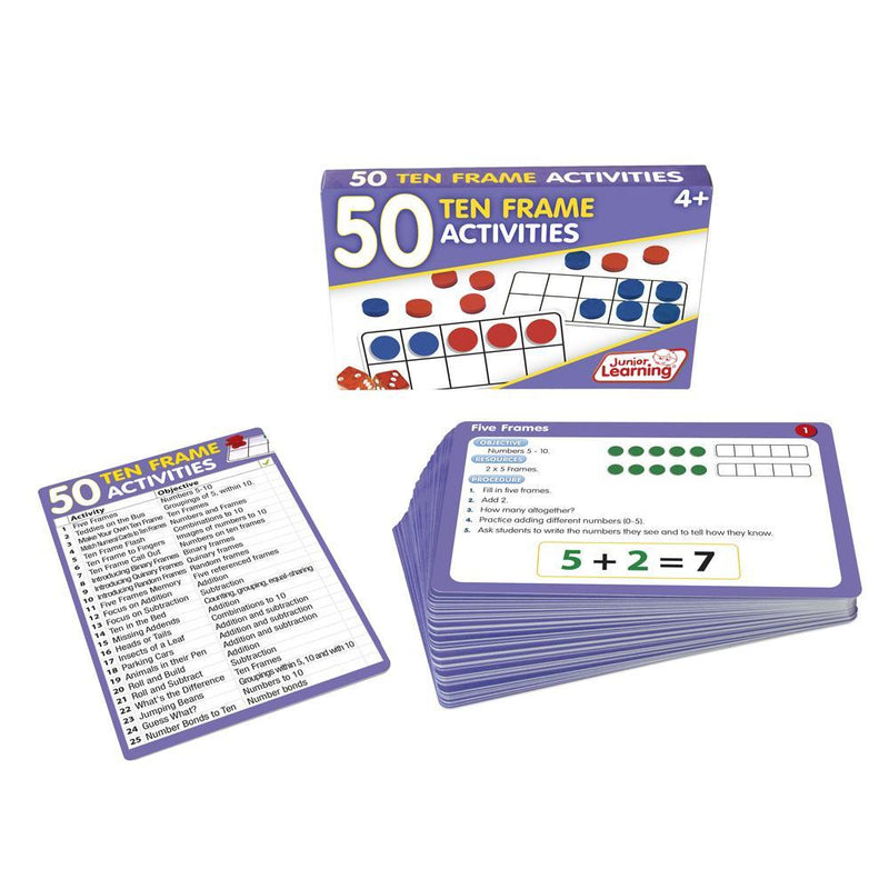 50 Ten Frame Activities (JL321)