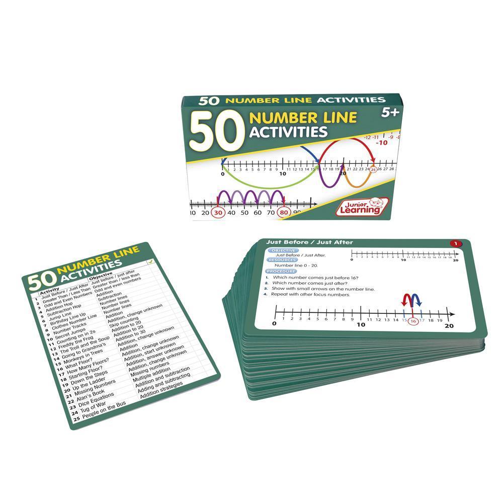 50 Number Line Activities (JL325)