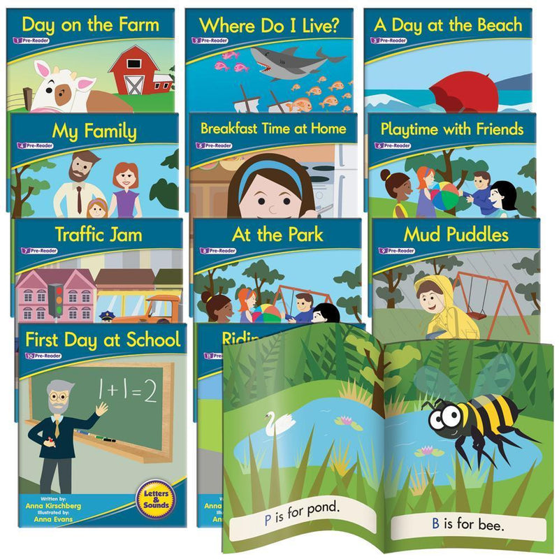 Decodable Readers Phase 1-Phonemic Awareness Fiction Set 1(JL380)