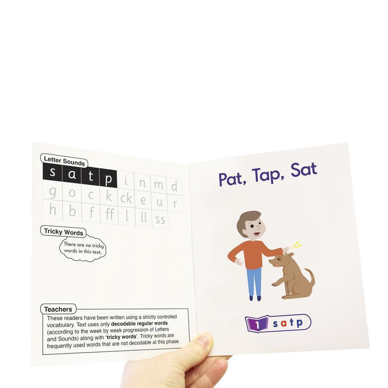 Decodable Readers Phase 2-Letter Sounds Fiction Set 1(JL381)