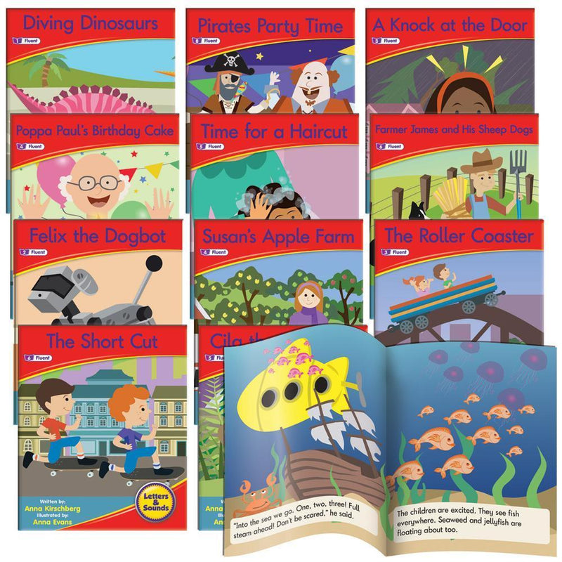 Decodable Readers Phase 6-Spelling Fiction Set 1(JL385)