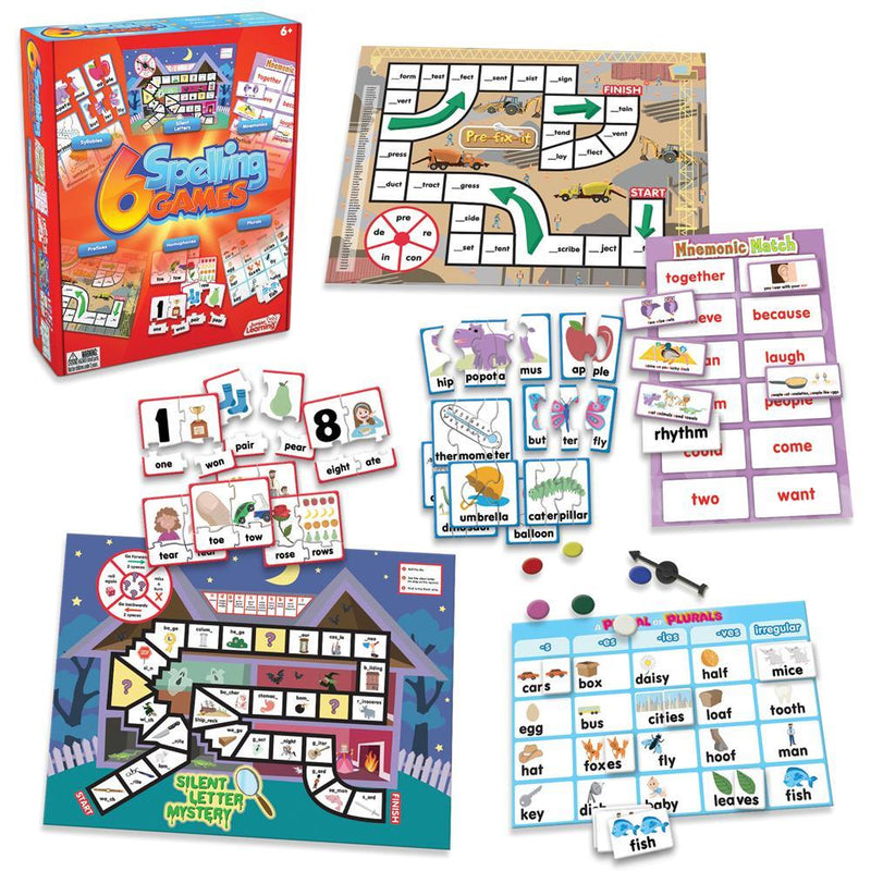 6 Spelling Games (JL408)