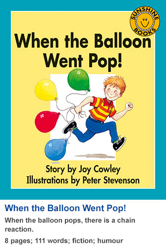 Sunshine Classics Level 10: When the Balloon Went Pop!