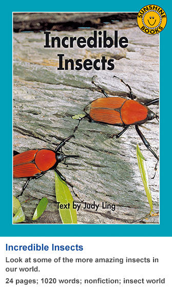 Sunshine Classics Level 19: Incredible Insects