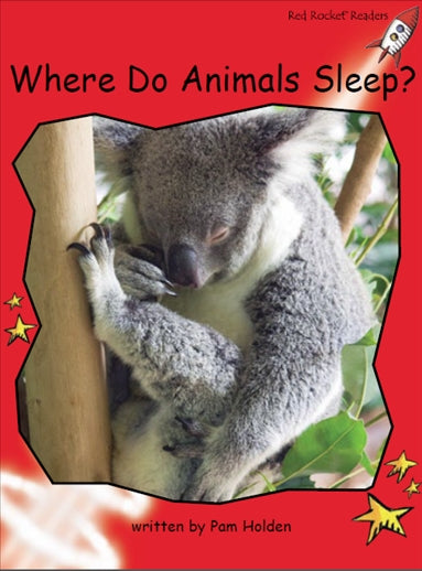 Red Rocket Early Level 1 Non Fiction C (Level 5): Where Do Animals Sleep?