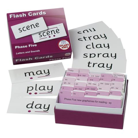 Letters and Sounds Flash Cards Phase Five